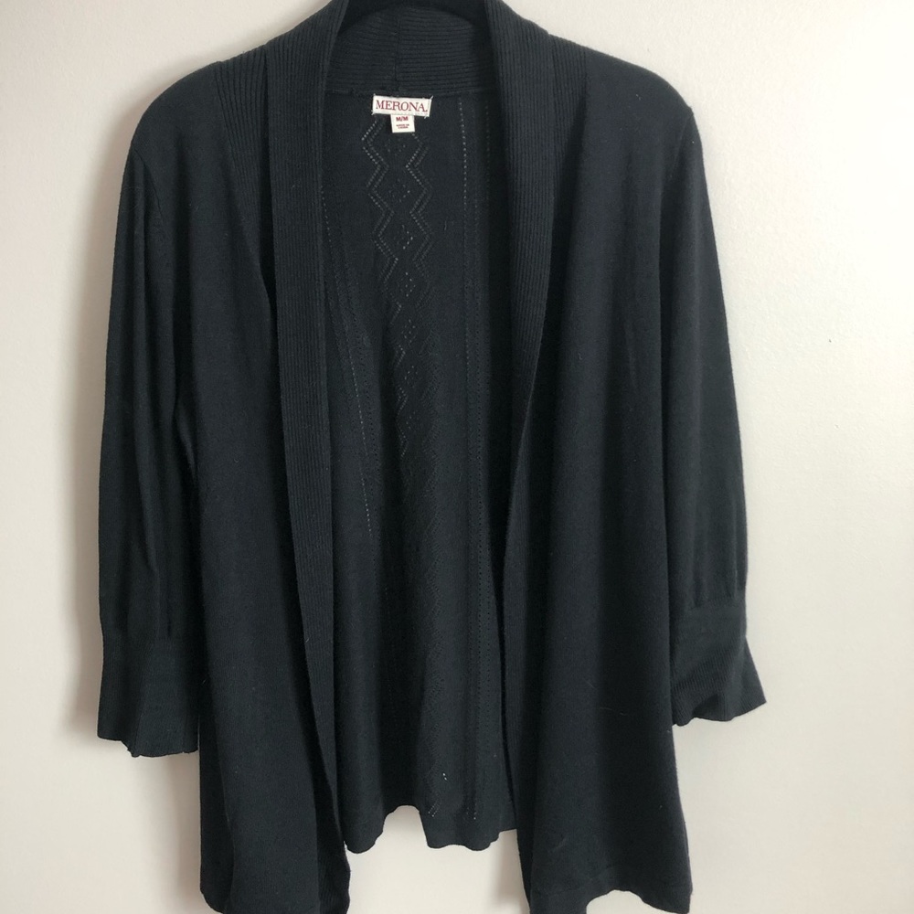 Merona Black Cardigan